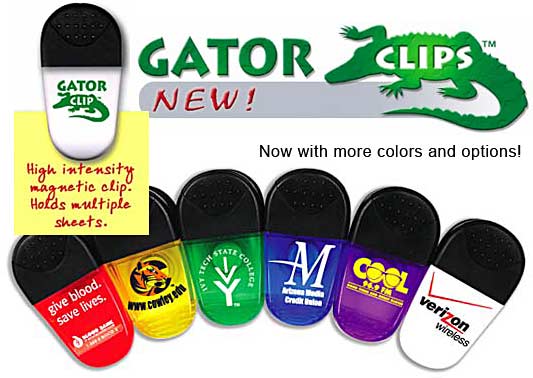 Gator Clips - High intensity magnetic clip - holds multiple sheets.